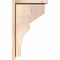 Ekena Millwork Monterey Smooth Corbel w/Backplate, Douglas Fir, 5 1/2"W x 12"D x 20"H COR06X12X20MON01SDF - alternate 3